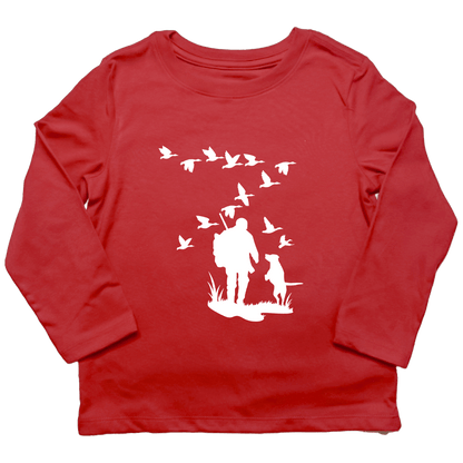 Waterfowl Magic Toddler Long Sleeve Tee - Muddy Boots Clothing - Long Sleeve Tee