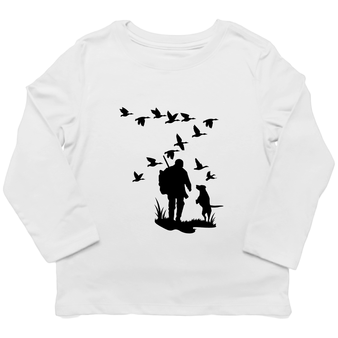 Waterfowl Magic Toddler Long Sleeve Tee - Muddy Boots Clothing - Long Sleeve Tee