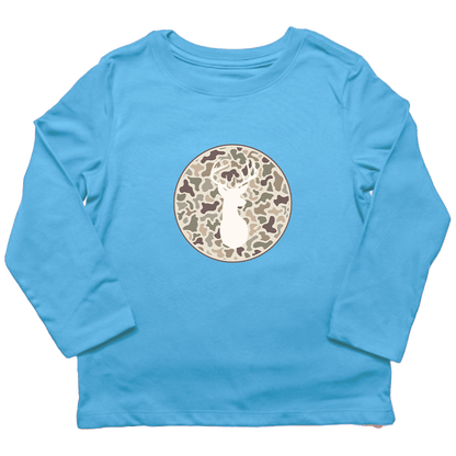 Whitetail Kids Long Sleeve Tee - Muddy Boots Clothing - Long Sleeve Tee