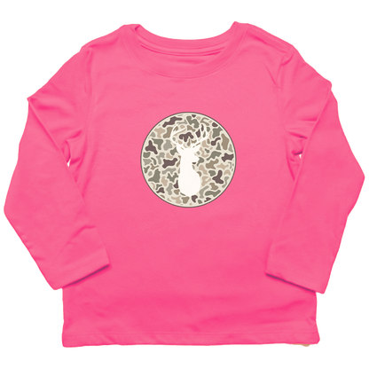Whitetail Kids Long Sleeve Tee - Muddy Boots Clothing - Long Sleeve Tee