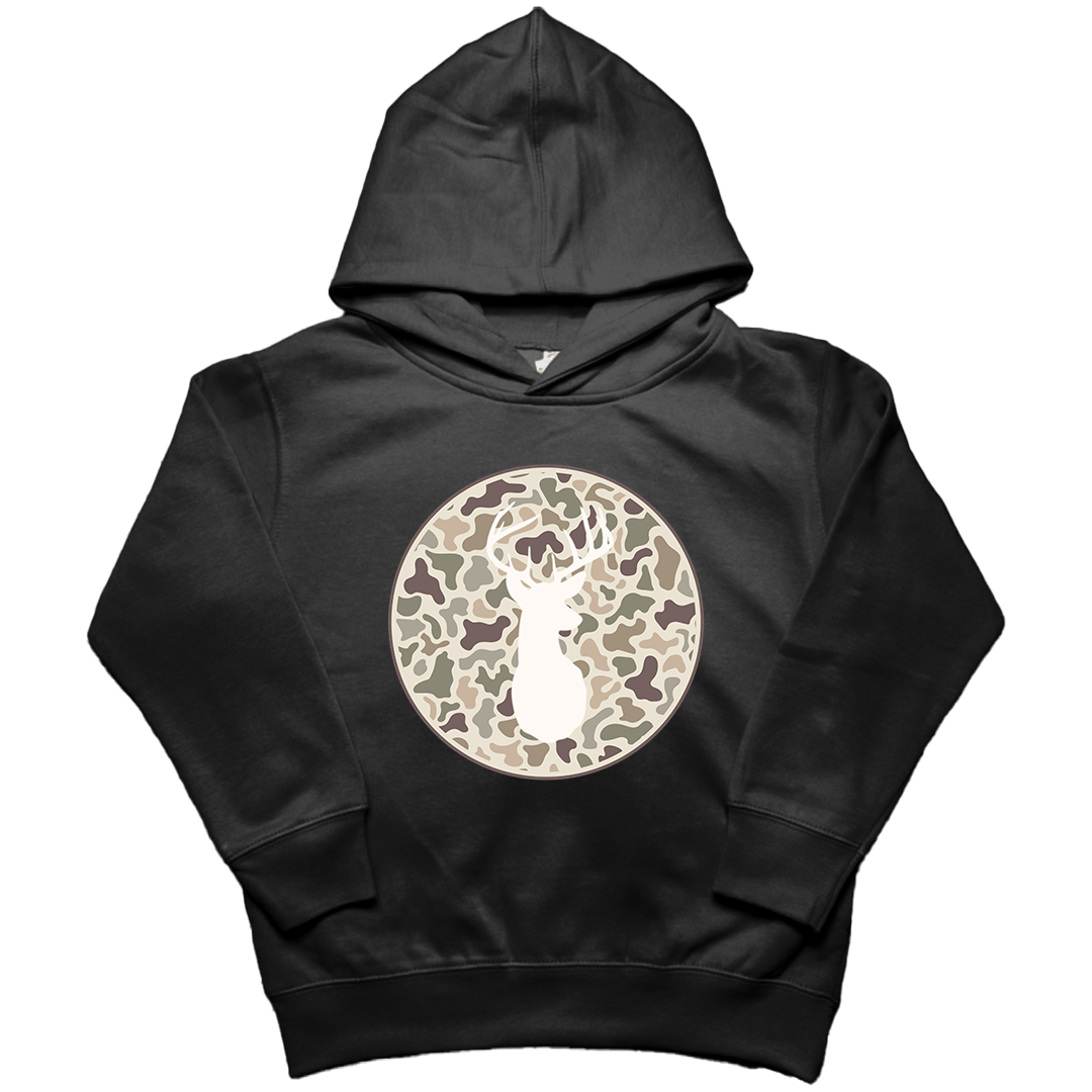 Whitetail Toddler Hoodie - Muddy Boots Clothing - Hoodie