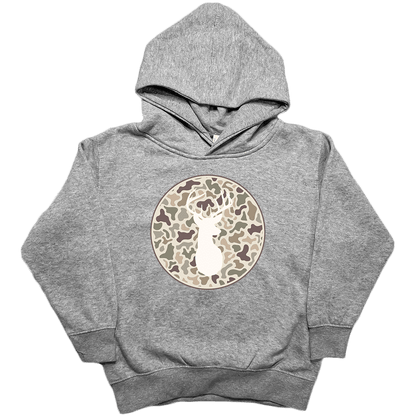 Whitetail Toddler Hoodie - Muddy Boots Clothing - Hoodie