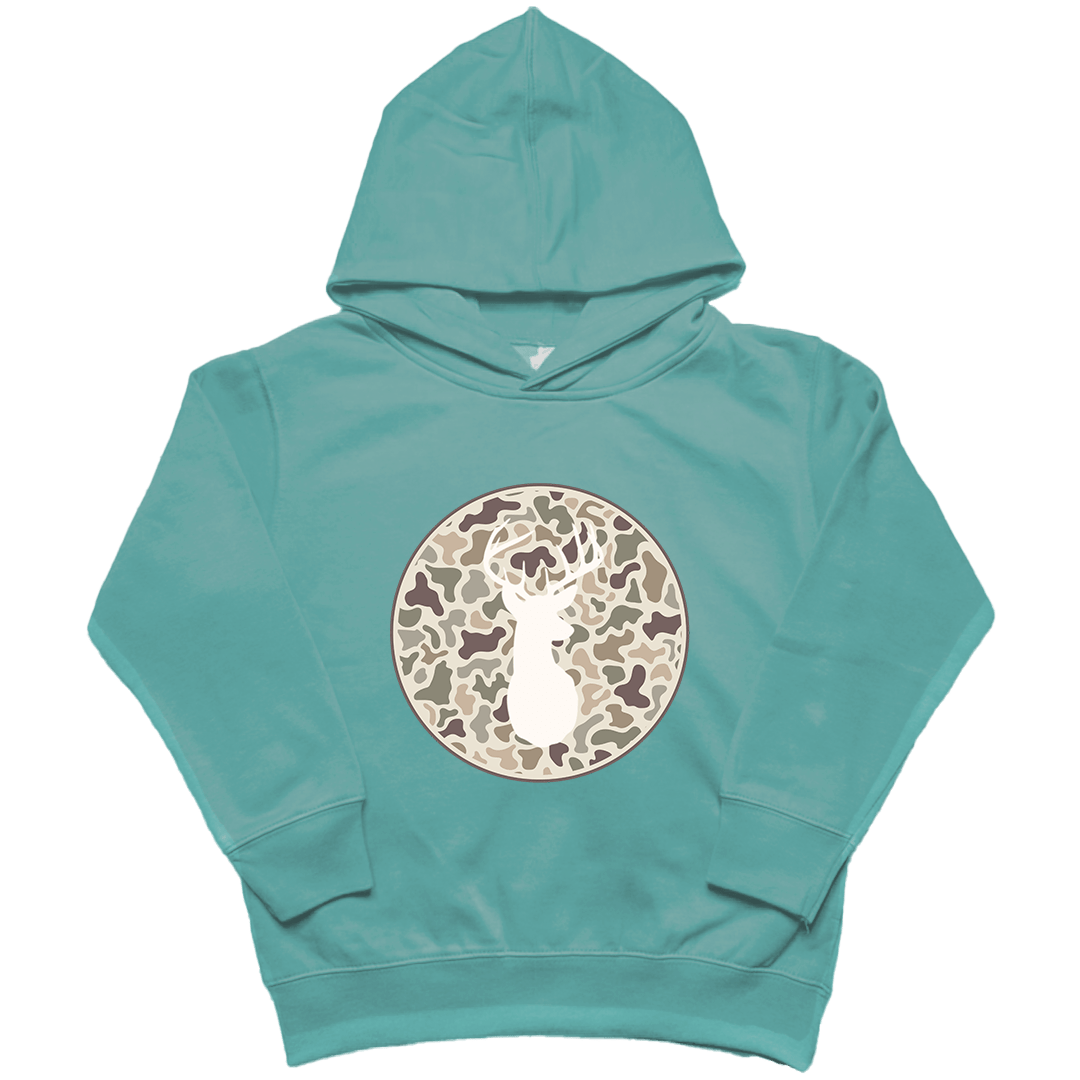 Whitetail Toddler Hoodie - Muddy Boots Clothing - Hoodie