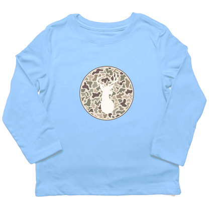 Whitetail Toddler Long Sleeve Tee - Muddy Boots Clothing - Long Sleeve Tee