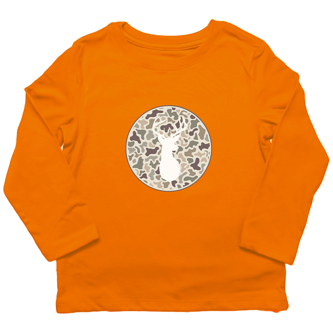 Whitetail Toddler Long Sleeve Tee - Muddy Boots Clothing - Long Sleeve Tee