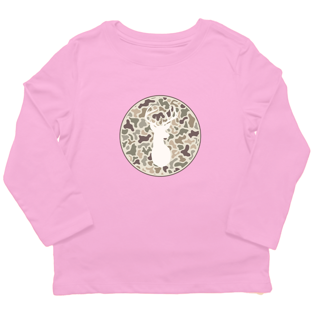 Whitetail Toddler Long Sleeve Tee - Muddy Boots Clothing - Long Sleeve Tee